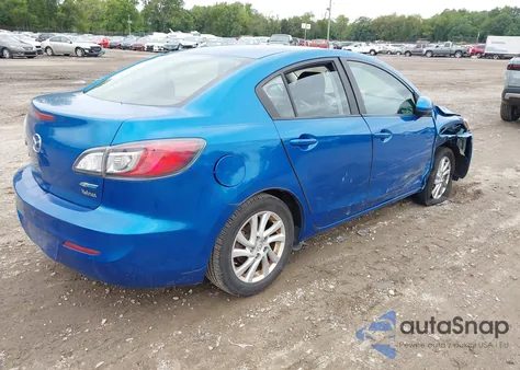 2012 Mazda Mazda3 I Touring z USA, uszkodzony, nr VIN JM1BL1V80C1599436